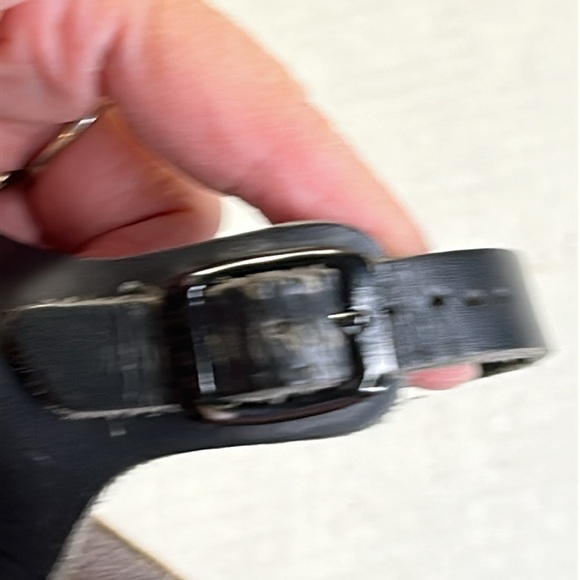 BIRKENSTOCK NAHUM BLACK OILED LEATHER ANKLE STRAPS WOMENS SANDAL SZ 40 - Picture 10 of 11